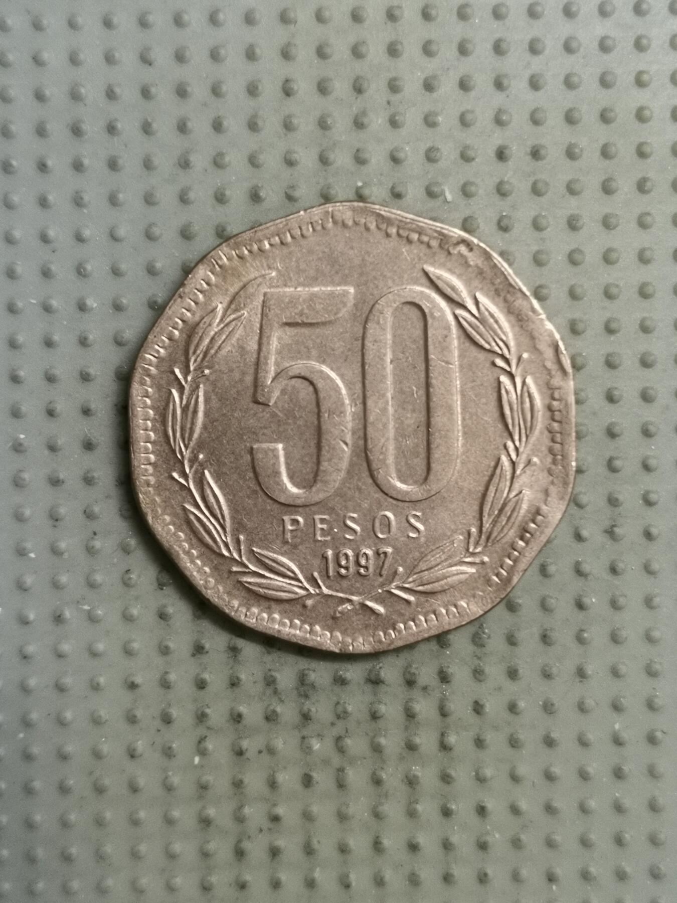 2025年第135场各国散币拍卖（总第135场） 智利1997年50比索