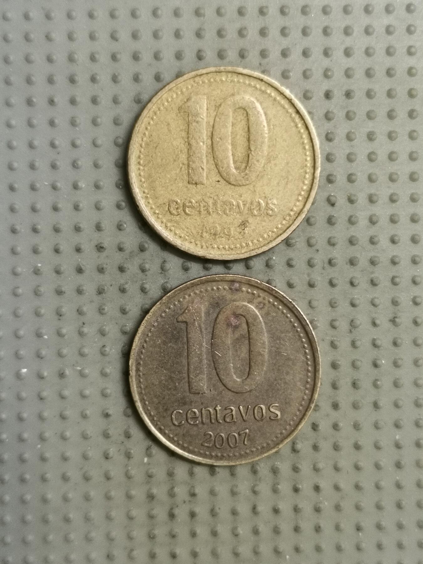 2025年第135场各国散币拍卖（总第135场） 阿根廷10分2枚