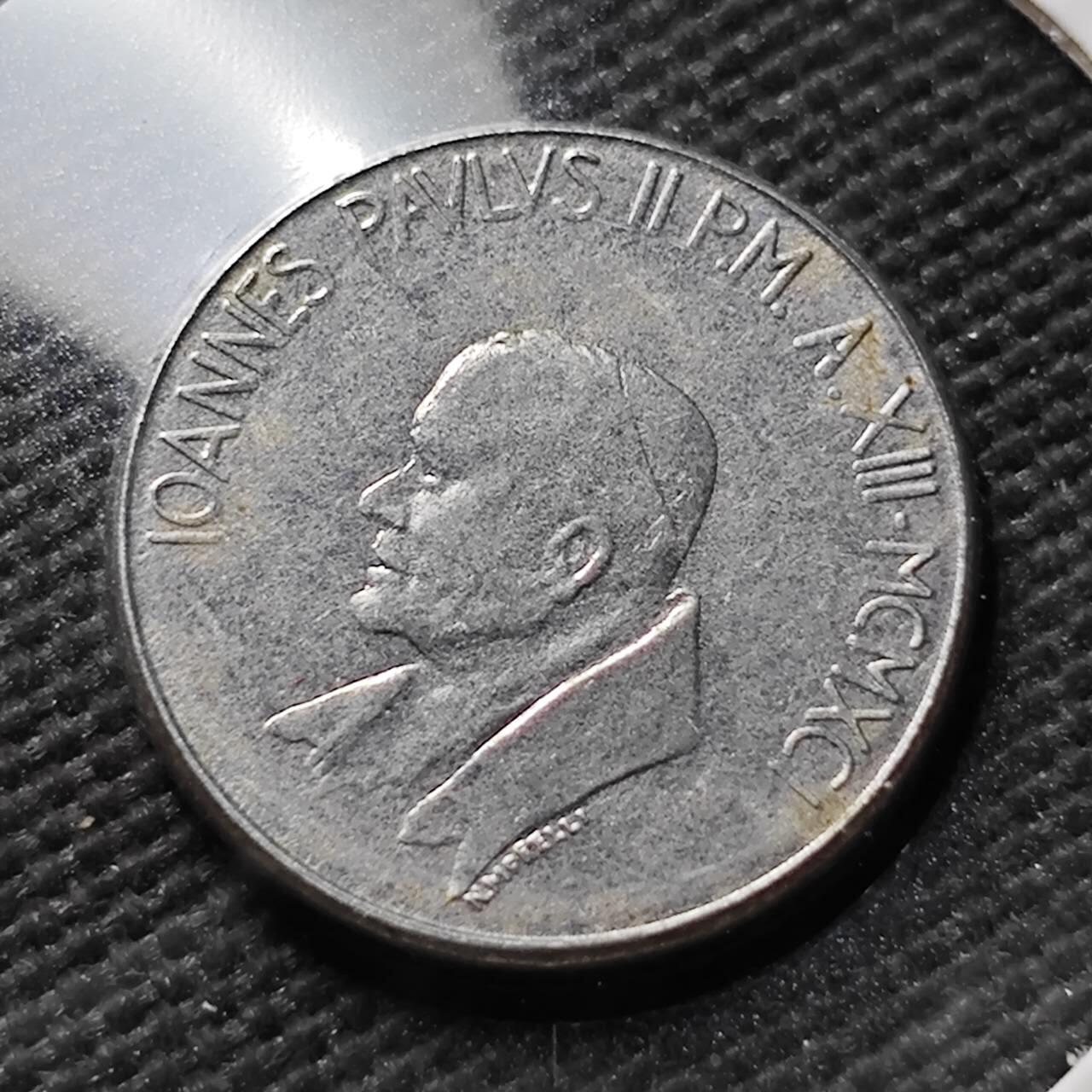 KK钱币收藏小铺 第376期  2月预留时间 周末发货  梵蒂冈50里拉