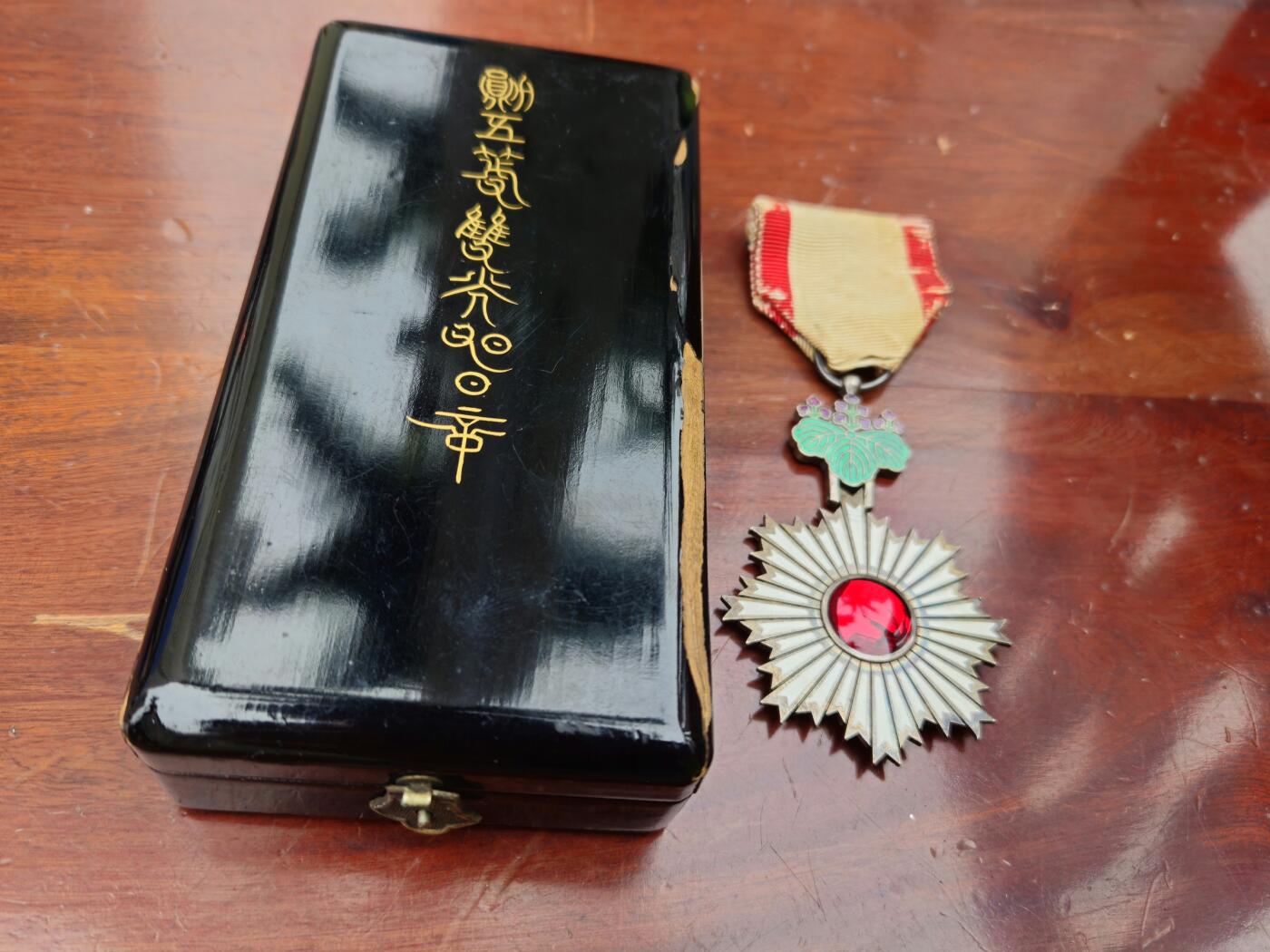 各国勋章奖章拍卖第45期 日本勋五等双光章，带盒