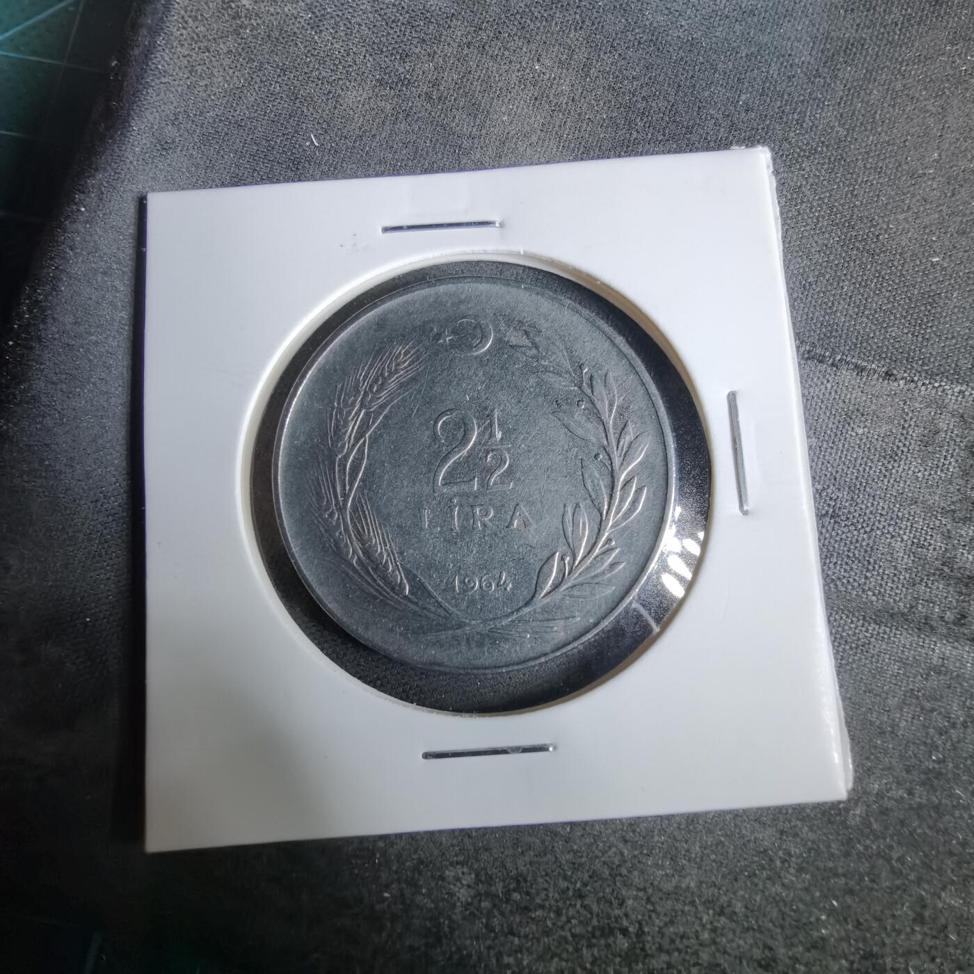 沼泽如烟--第925场 土耳其1964年2.5里拉