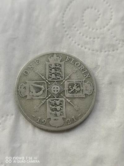 外国银币 - 21年英国乔治1弗洛林