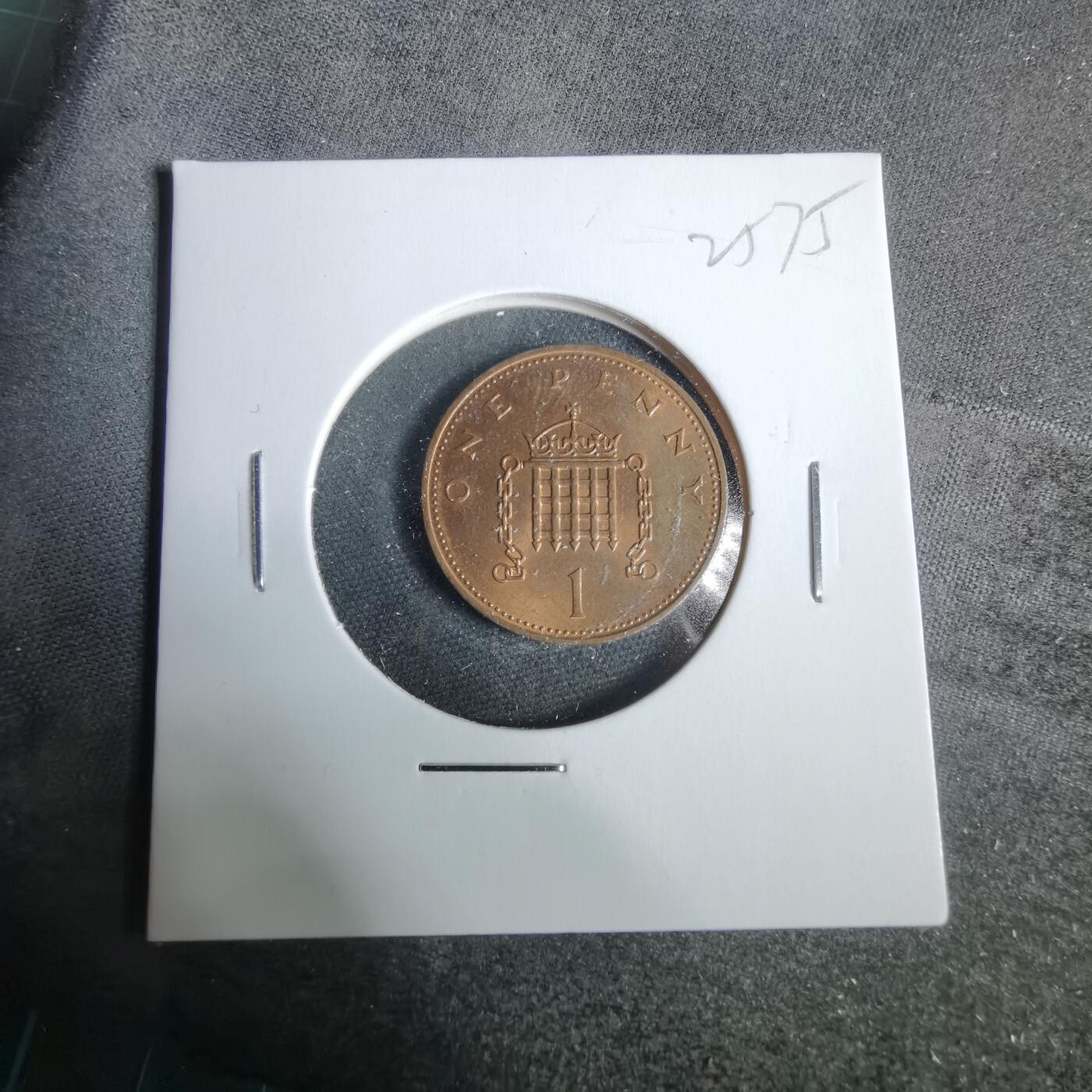 沼泽如烟--第925场 英国1983年1便士