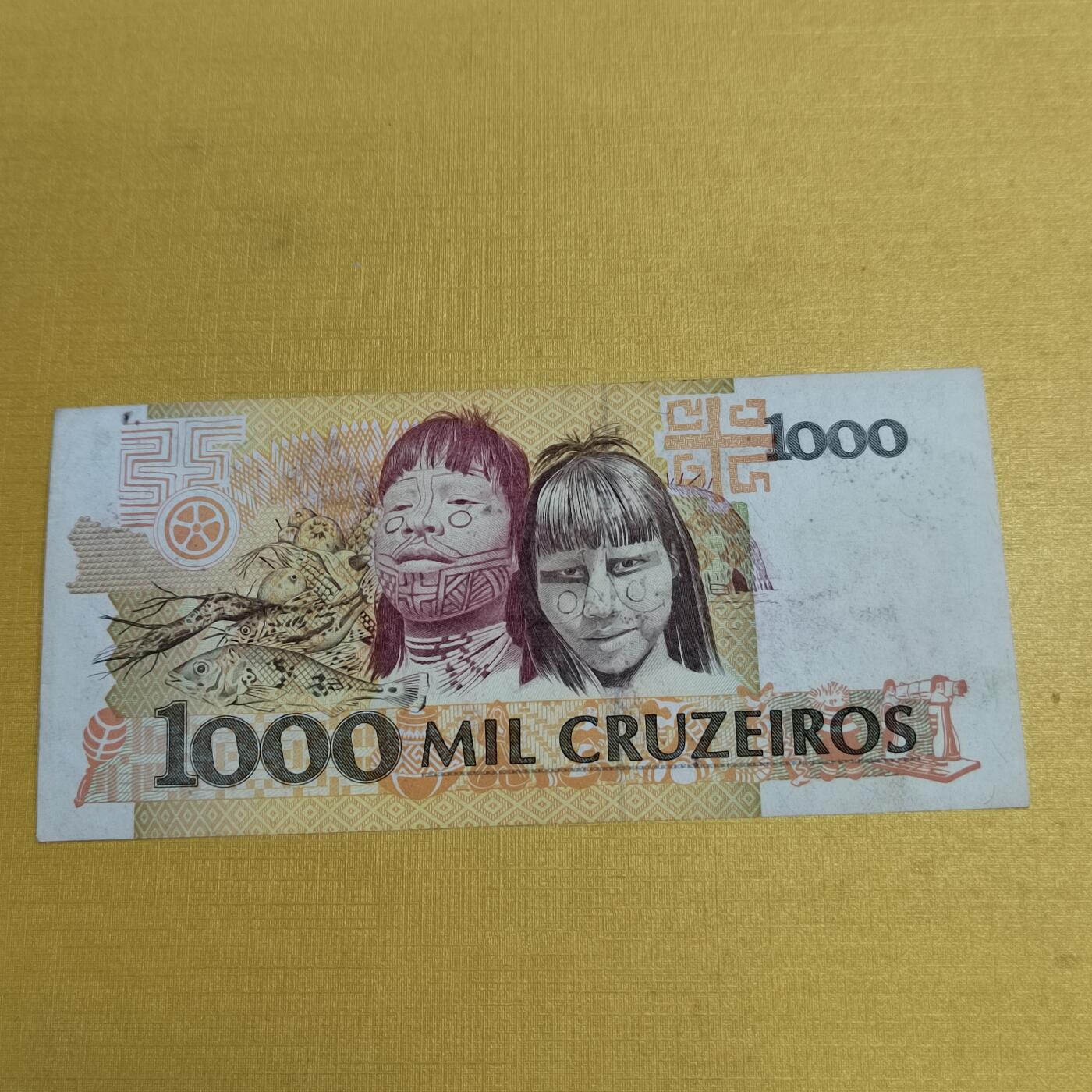 PCAI钱币 9-646 纸币小专场 巴西一千