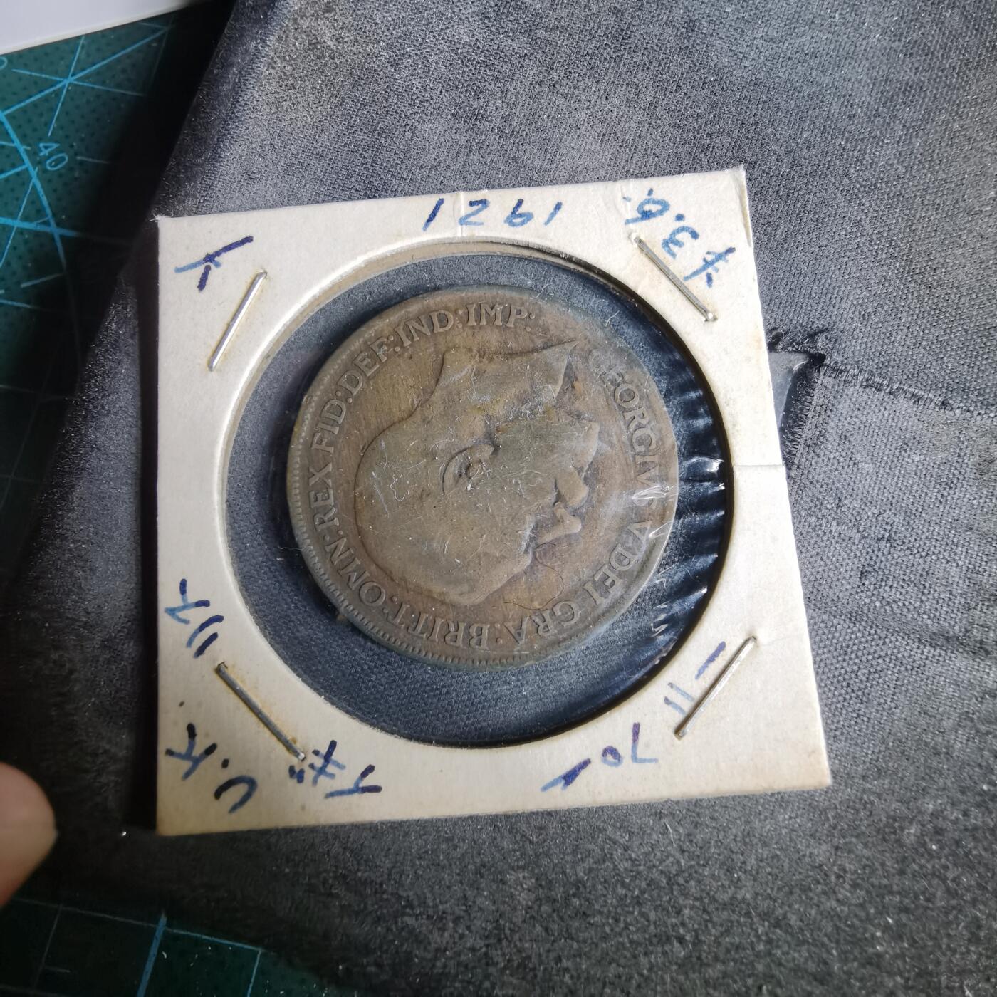 沼泽如烟--第925场 英国1921年1便士