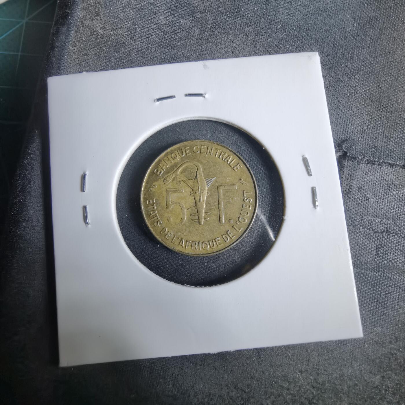 沼泽如烟--第925场 西非1974年5法郎