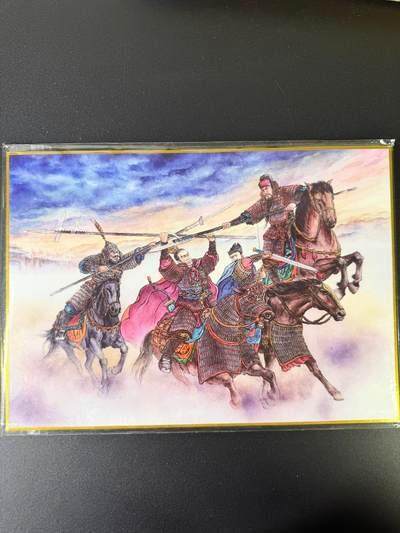 NO.17 好又多金牌大场，新店点关注不迷路！每周一站式配齐，方便凑单！（周6晚8点截拍，卖家送拍0抽成！） - 山河潮玩 侠哥 三英战吕布 A4色纸大卡