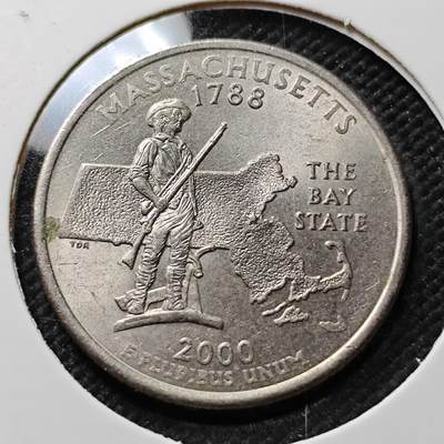 KK钱币收藏小铺 第376期  2月预留时间 周末发货 -  美国25分纪念币 好品