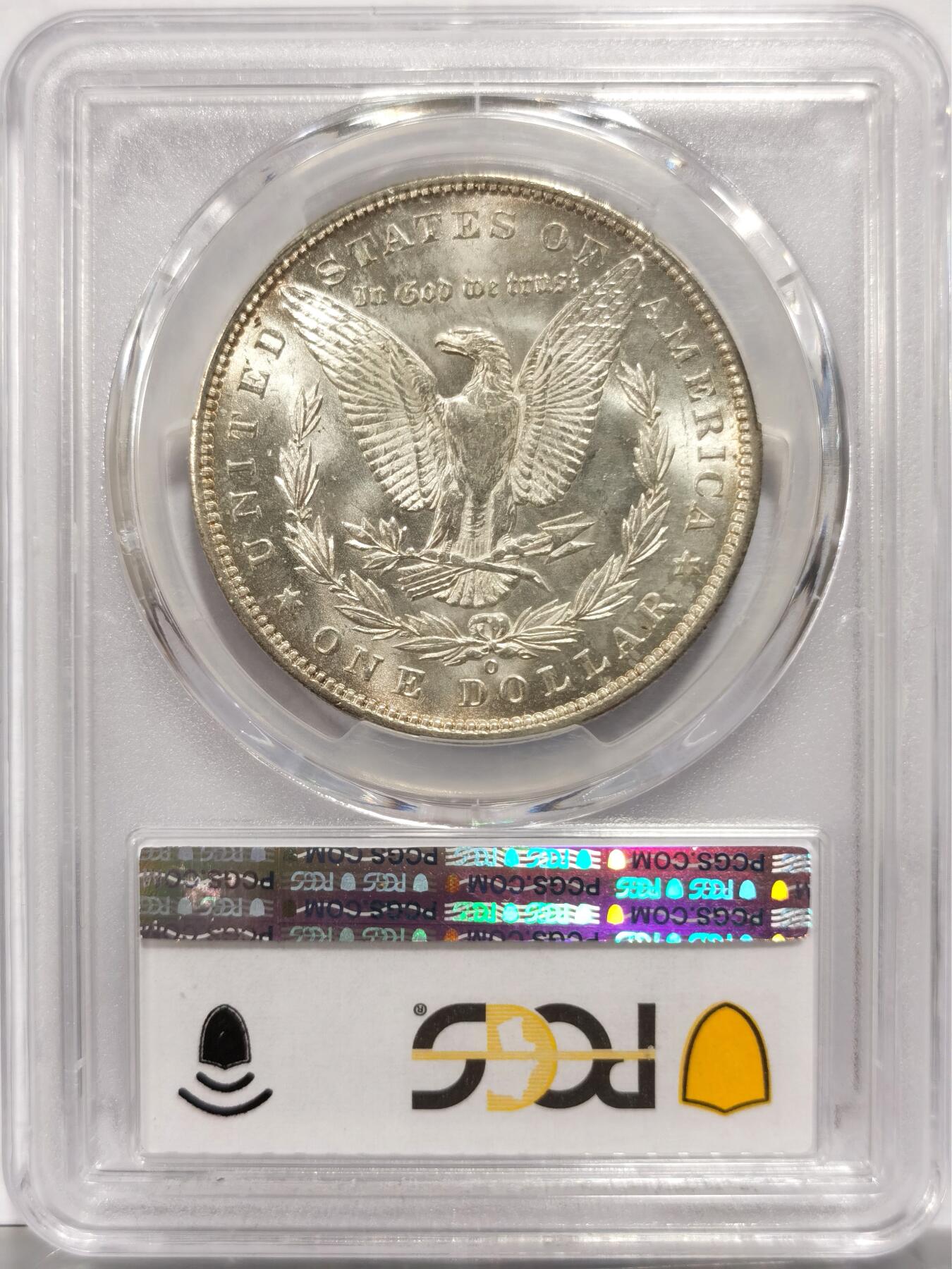 博洋堂藏家专场系列之美国钱币白金之夜专场②暨第152期（全场包邮）  PCGS MS62 美国1892 O 摩根 新奥尔良厂产量骤降的年份 此枚底板完美 转光强烈 严重低评 麦稀奇所见最高分 不可多的的藏品 PCGS指导价为4425RMB