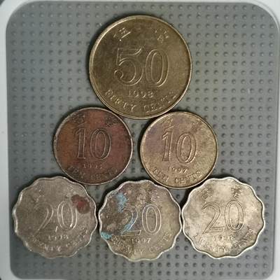 2025年第135场各国散币拍卖（总第135场） - 香港6枚