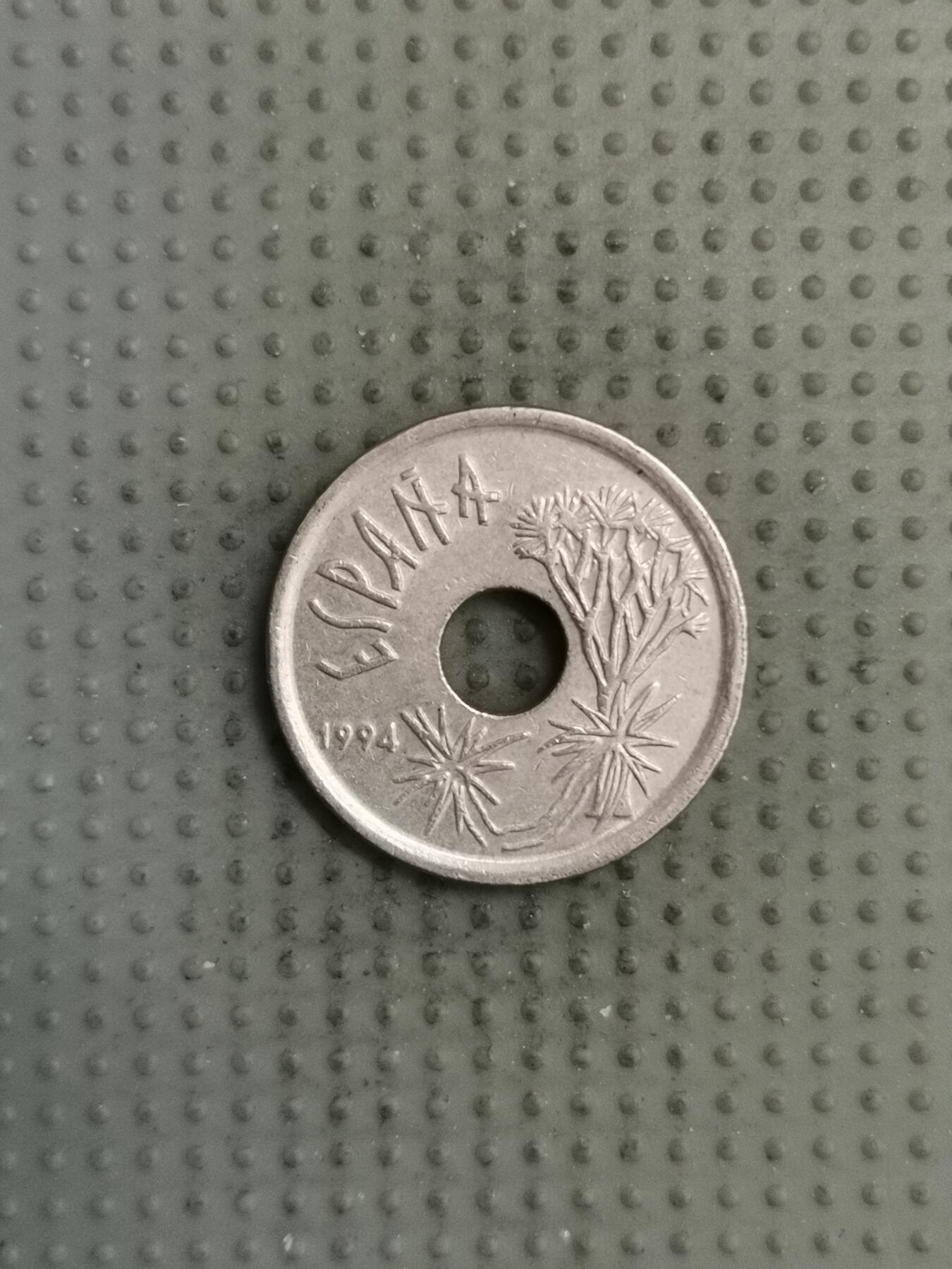 2025年第134场各国散币拍卖（总第134场） 西班牙1994年加那利群岛25比塞塔纪念币