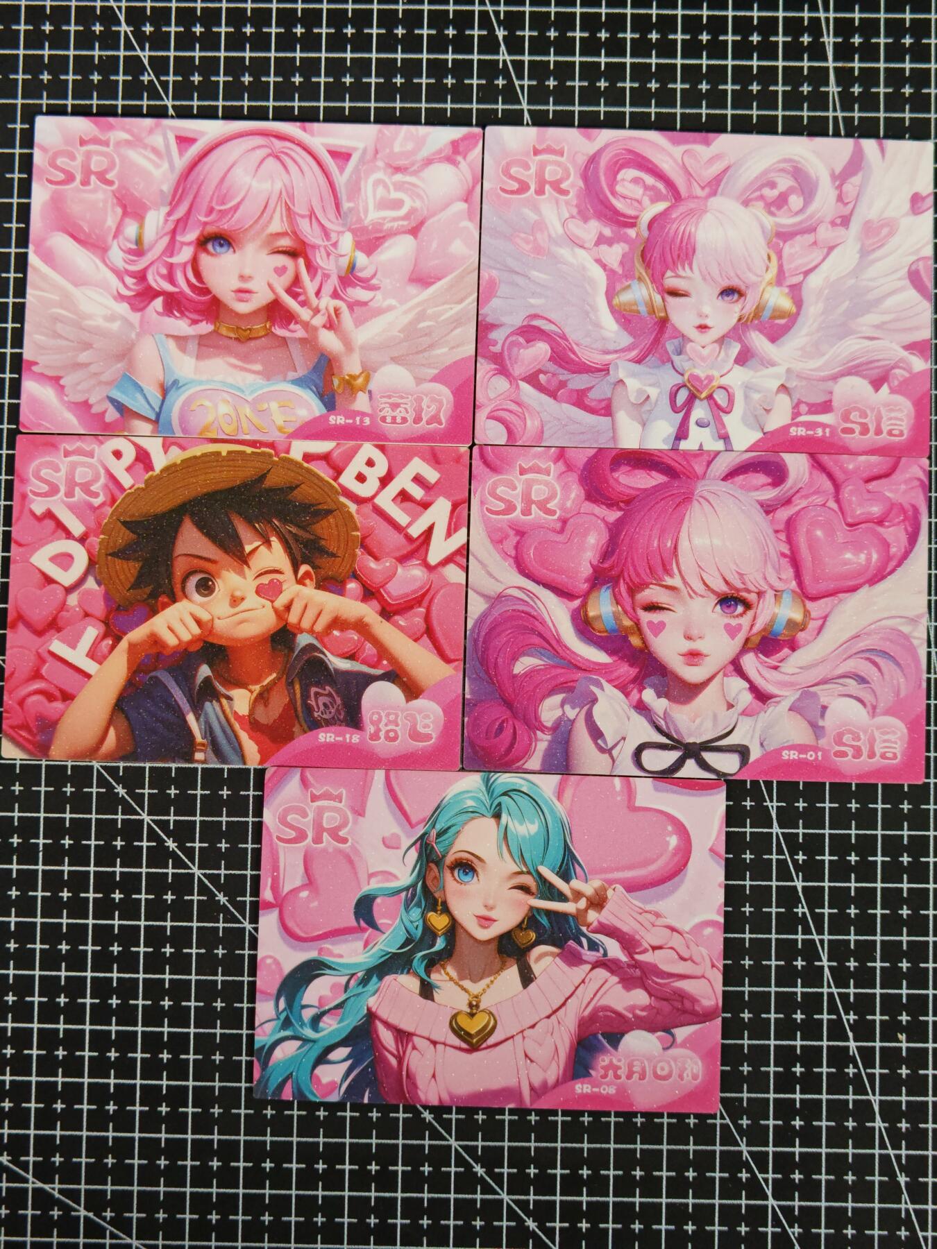 琦卡当当铺≯第24期★★各种小漏~支持寄存★★~【9点40结束】扫码加群抽[包邮券]~周二结束 远航文创-海贼王比心系列-SR-5张