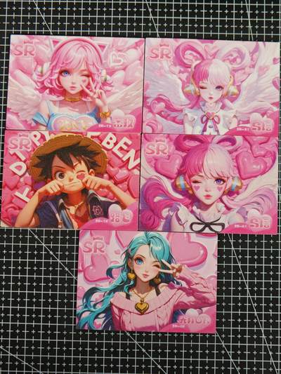 琦卡当当铺≯第24期★★各种小漏~支持寄存★★~【9点40结束】扫码加群抽[包邮券]~周二结束 - 远航文创-海贼王比心系列-SR-5张