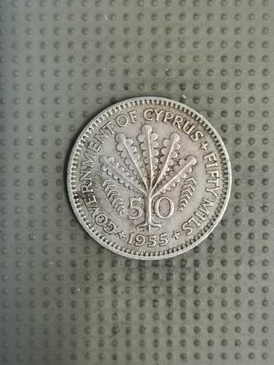 2025年第135场各国散币拍卖（总第135场） - 塞浦路斯1955年50米尔