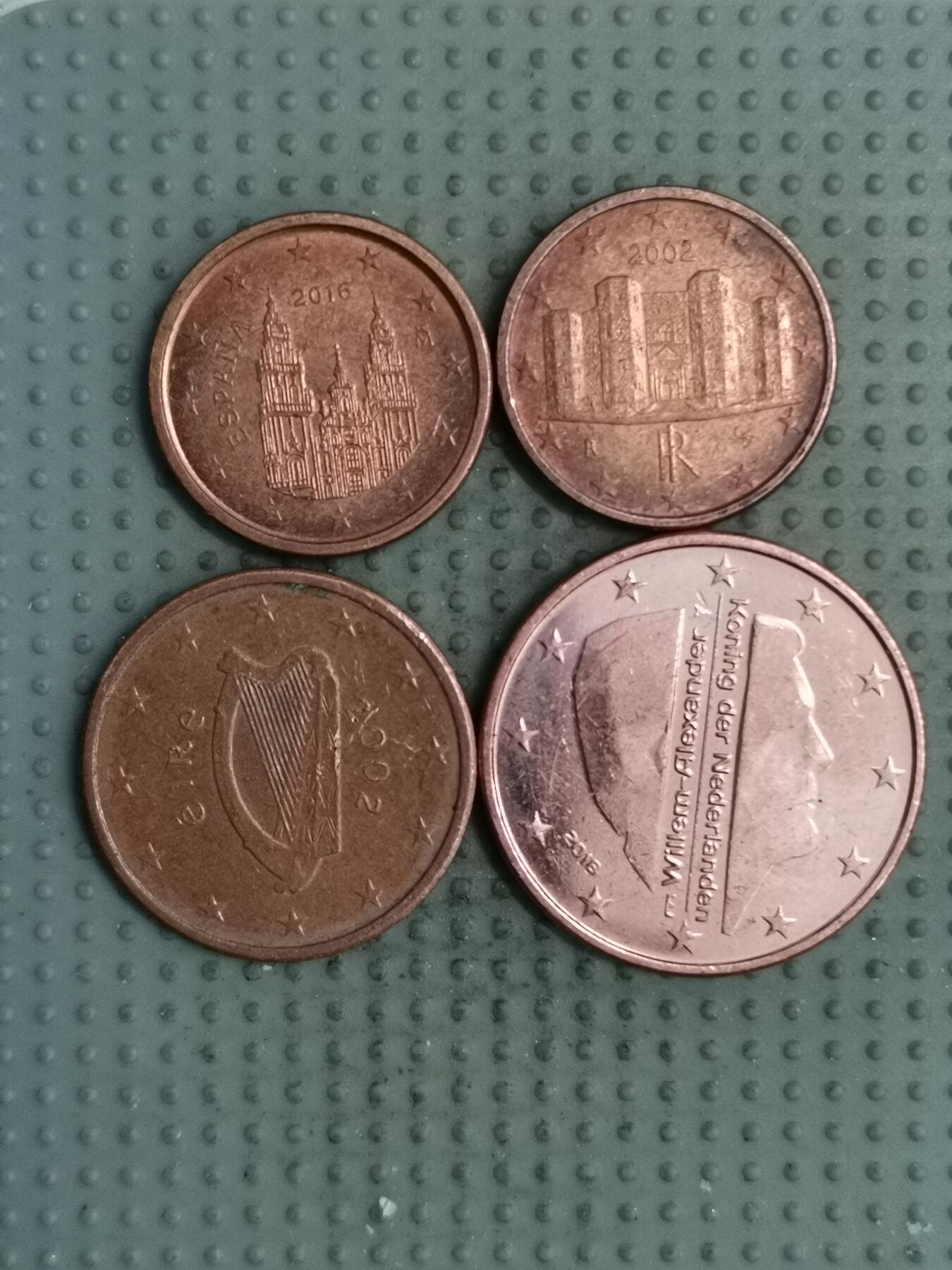 2025年第134场各国散币拍卖（总第134场） 欧分4枚