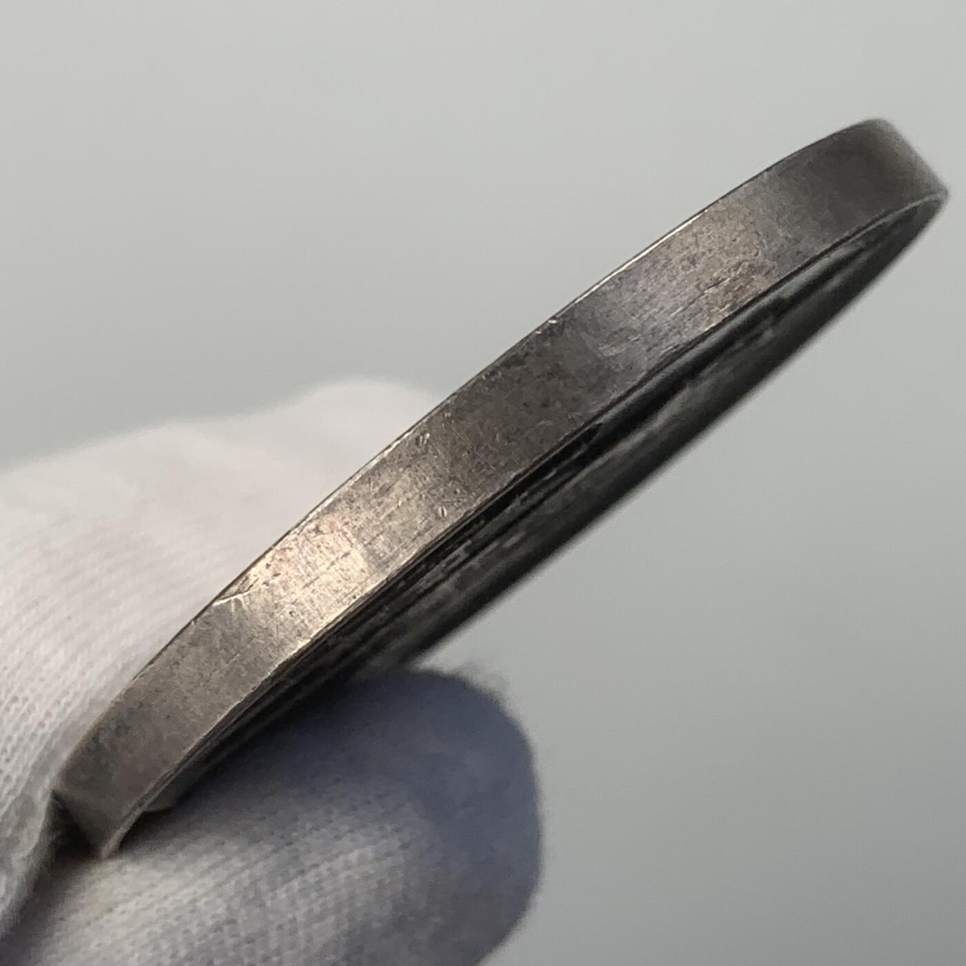 掌中浮雕-藏着的欧洲第045场 1860年比利时布鲁塞尔圣•凯瑟琳教堂镀银铜章 ，50mm，（镀银的教堂章非常少见），  雕刻家：Jacob Wiener