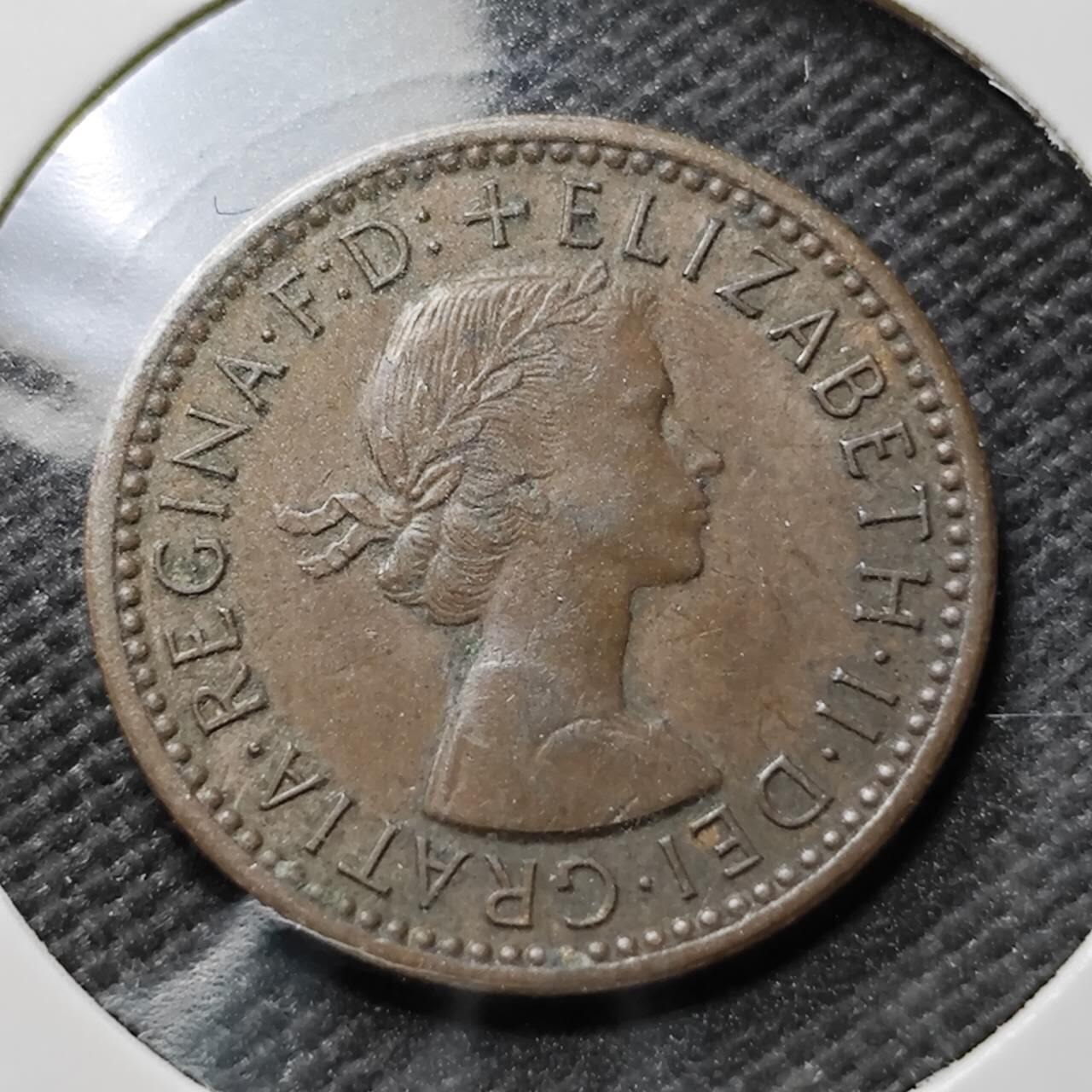 KK钱币收藏小铺 第376期  2月预留时间 周末发货  英国1法新铜币