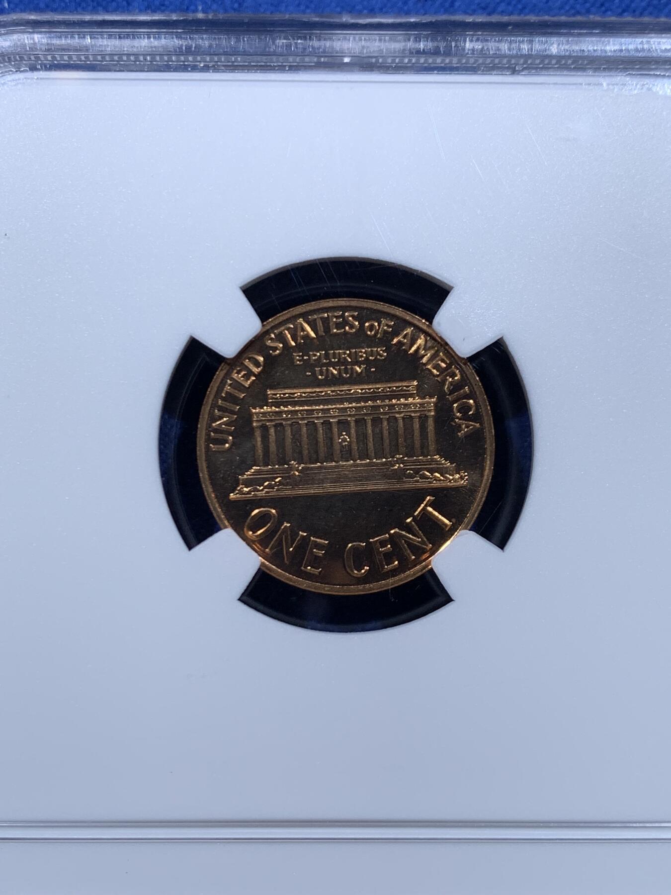 《竞宝斋》第446场 周日，周一，2场连拍 （全场包邮） NGC PF66RB 美国1959年1美分精制币，中期版别首年份，少见精制币。