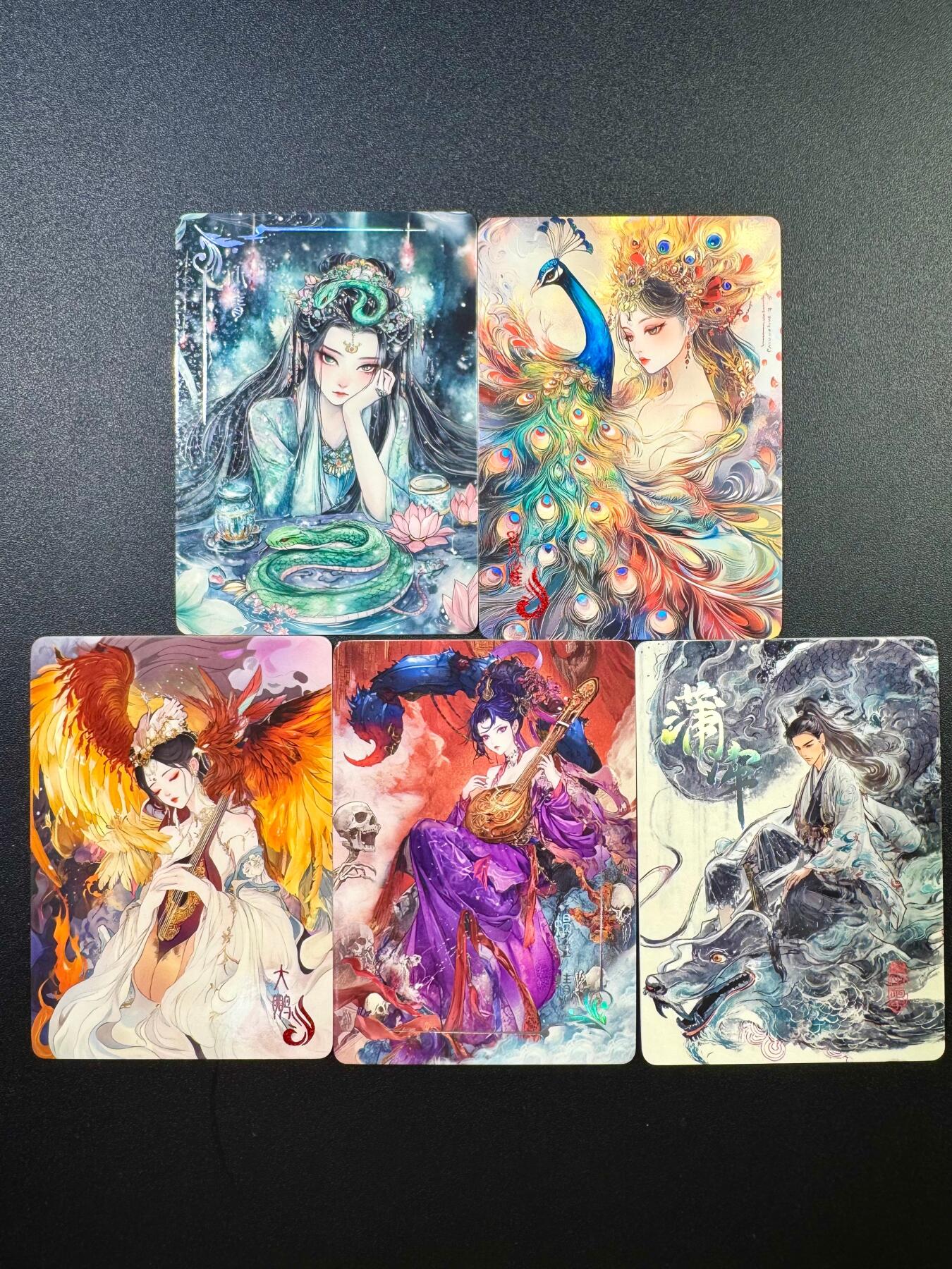 NO.17 好又多金牌大场，新店点关注不迷路！每周一站式配齐，方便凑单！（周6晚8点截拍，卖家送拍0抽成！） 神话系列 百媚妖姬厚卡五张 大鹏，蝎子精，蒲牢，小青，孔雀