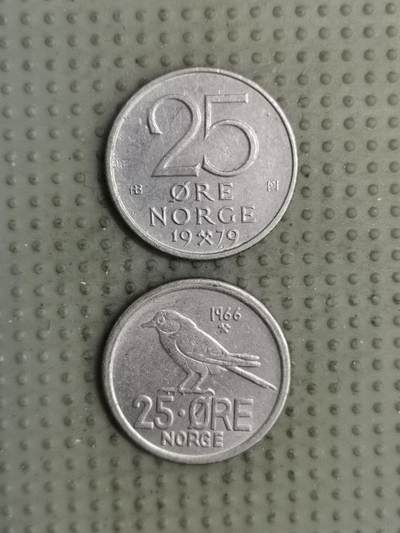 2025年第134场各国散币拍卖（总第134场） - 挪威25欧尔2枚