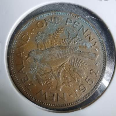 沼泽如烟--第925场 - 新西兰1952年一便士