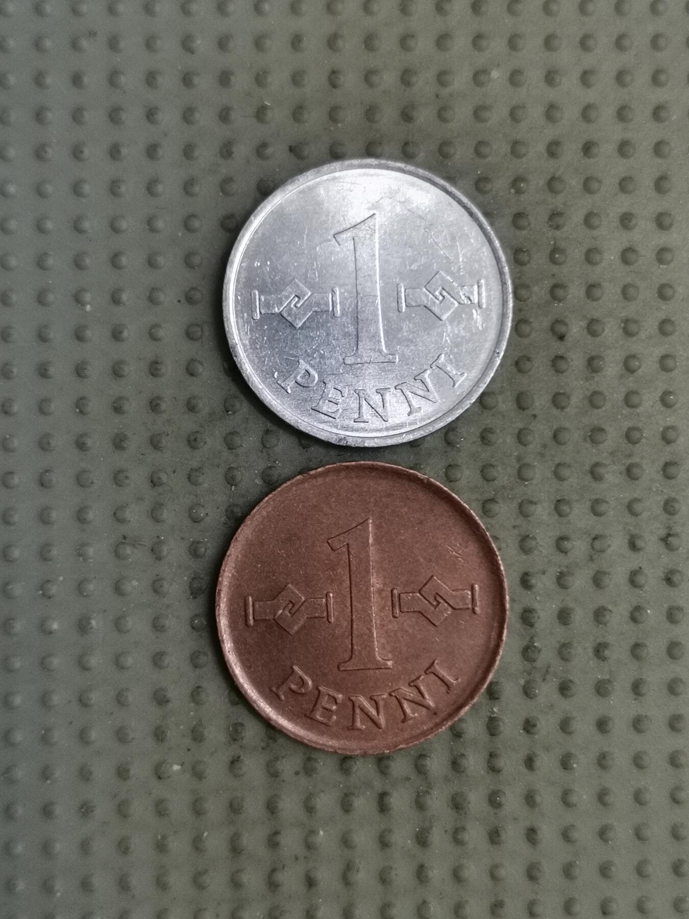 2025年第134场各国散币拍卖（总第134场） 芬兰1芬尼2枚