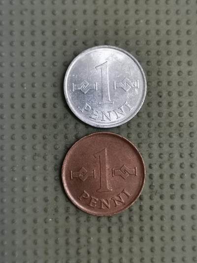 2025年第134场各国散币拍卖（总第134场） - 芬兰1芬尼2枚