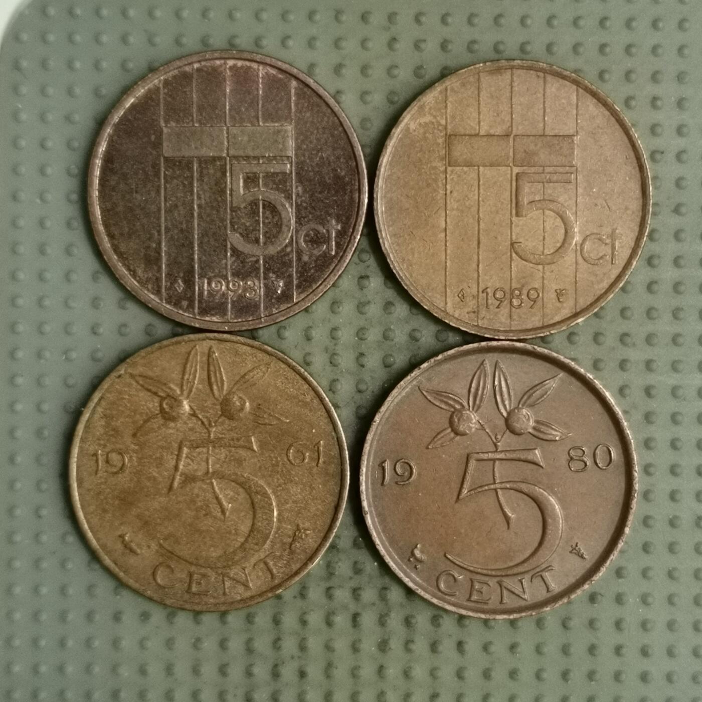 2025年第134场各国散币拍卖（总第134场） 荷兰5分4枚