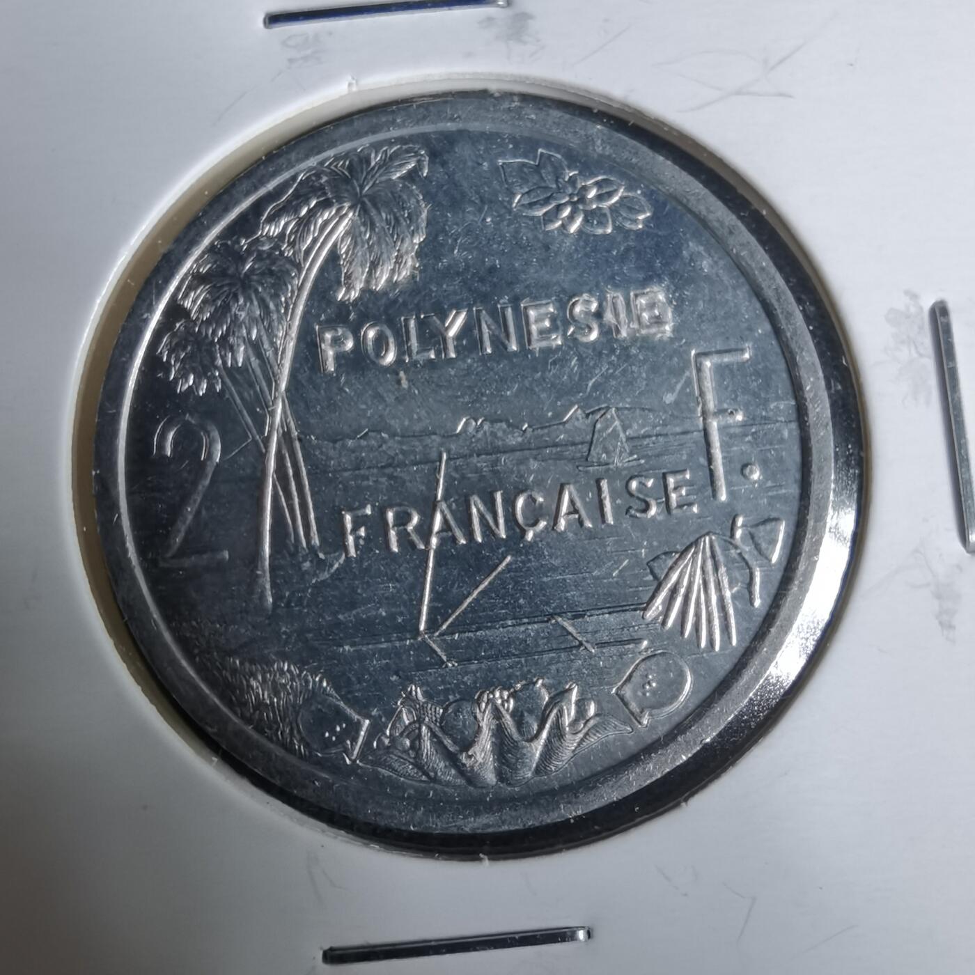 沼泽如烟--第925场 法属波利尼西亚1987年2法郎