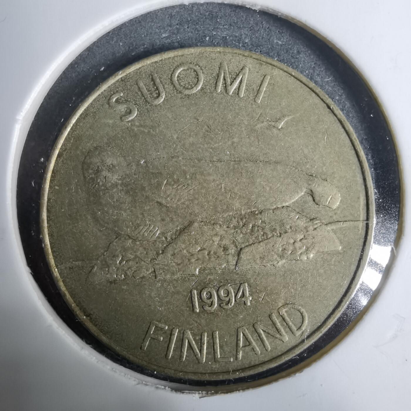 沼泽如烟--第925场 芬兰1994年5马克