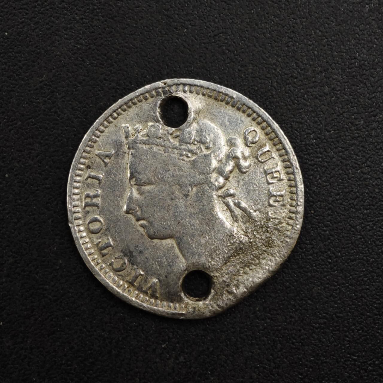 【淘币小摊】实时拍第八百二十二拍   银币套币场   满百包邮可预留二周 每周一统一发货   海峡1897年维多利亚5分银币