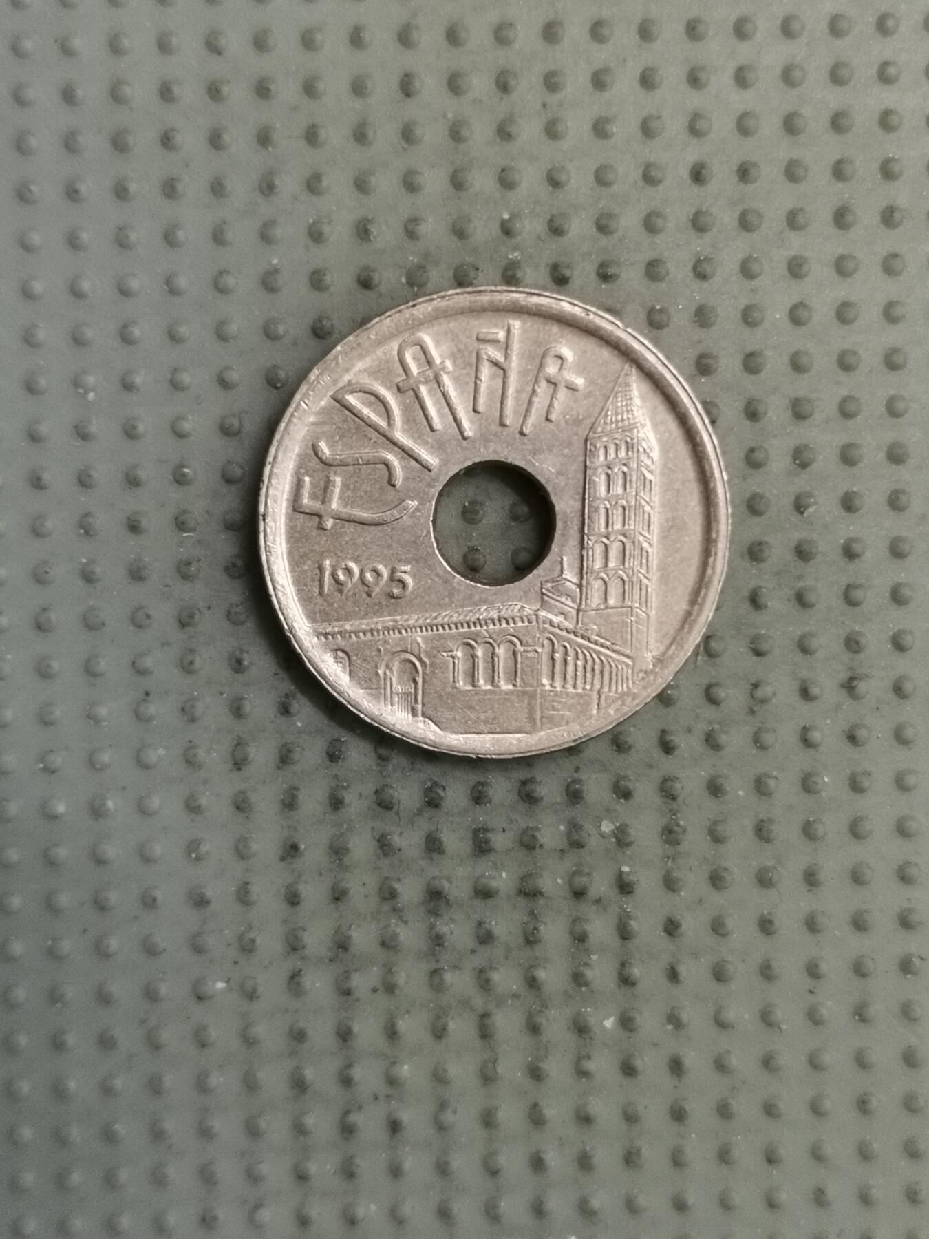 2025年第134场各国散币拍卖（总第134场） 西班牙1995年卡斯蒂利亚和莱昂25比塞塔纪念币