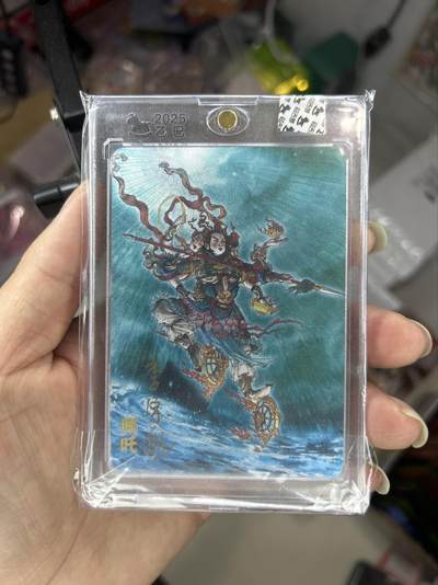 喜灰玩卡首拍第一期免佣金 - 超级梦官封特卡李宇航亲签哪吒