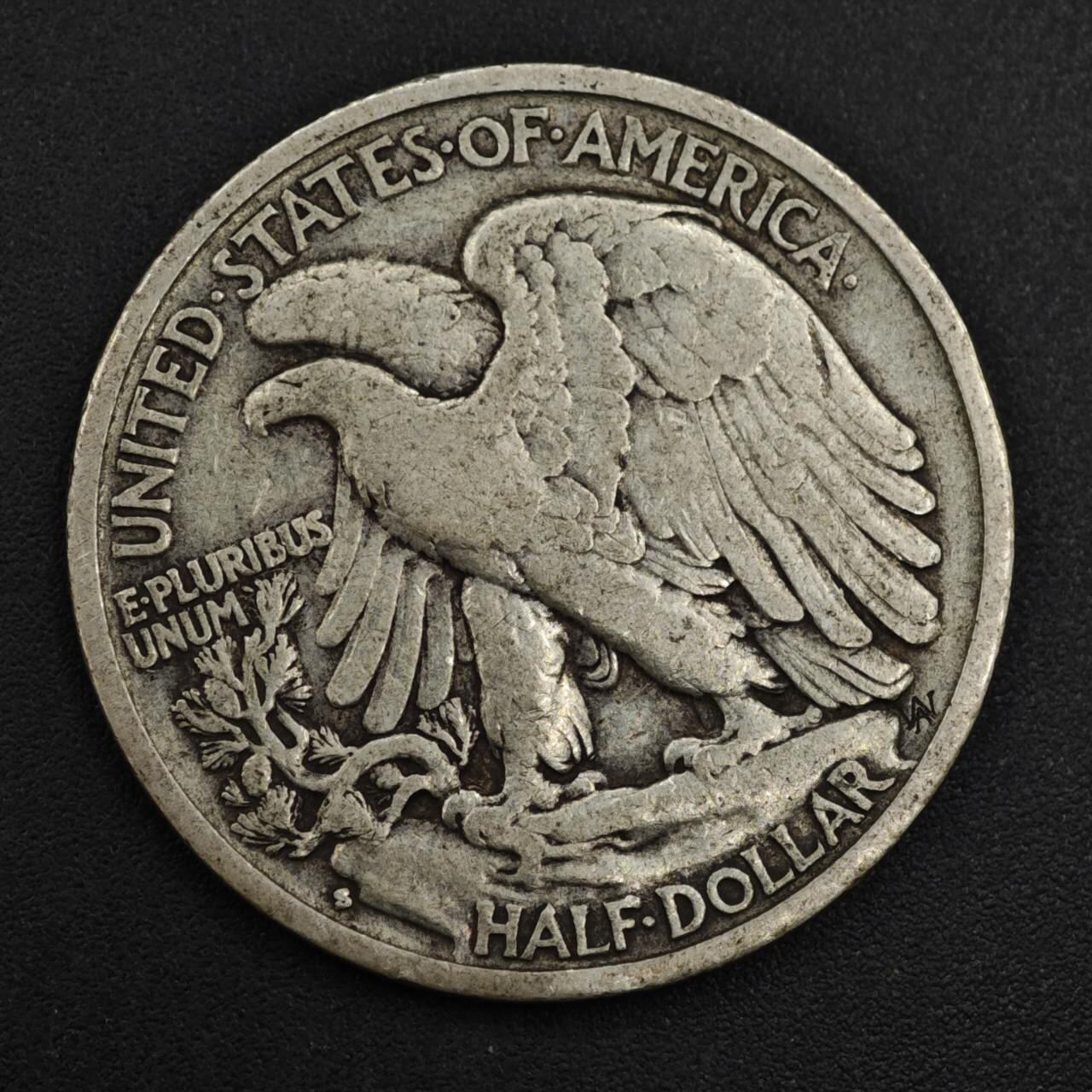 【淘币小摊】实时拍第八百二十二拍   银币套币场   满百包邮可预留二周 每周一统一发货   美国1936年行走半美元银币