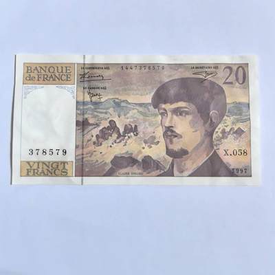 各国外币第101期 - 法国20法郎 美品