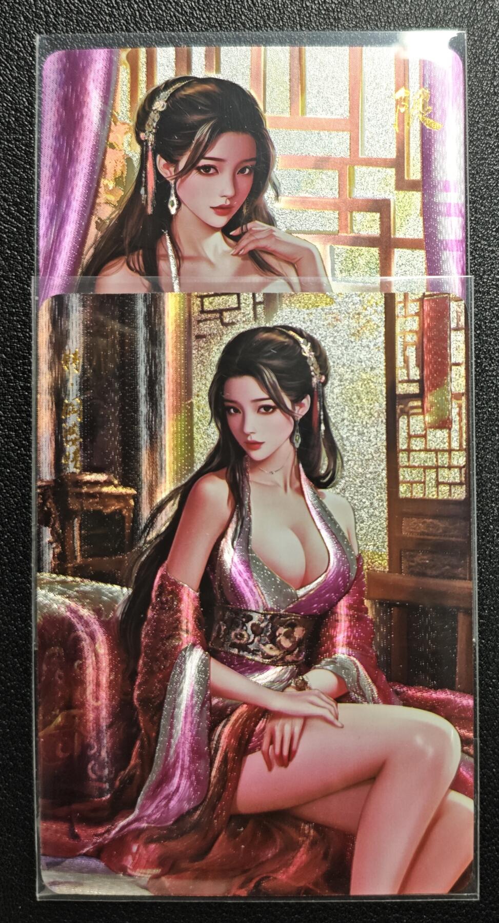 天玑星卡拍第147期《12.8周一截拍》持续收拍收评中 满赠卡需备注 乱世水浒英雄传 阎婆惜 粗闪 两张