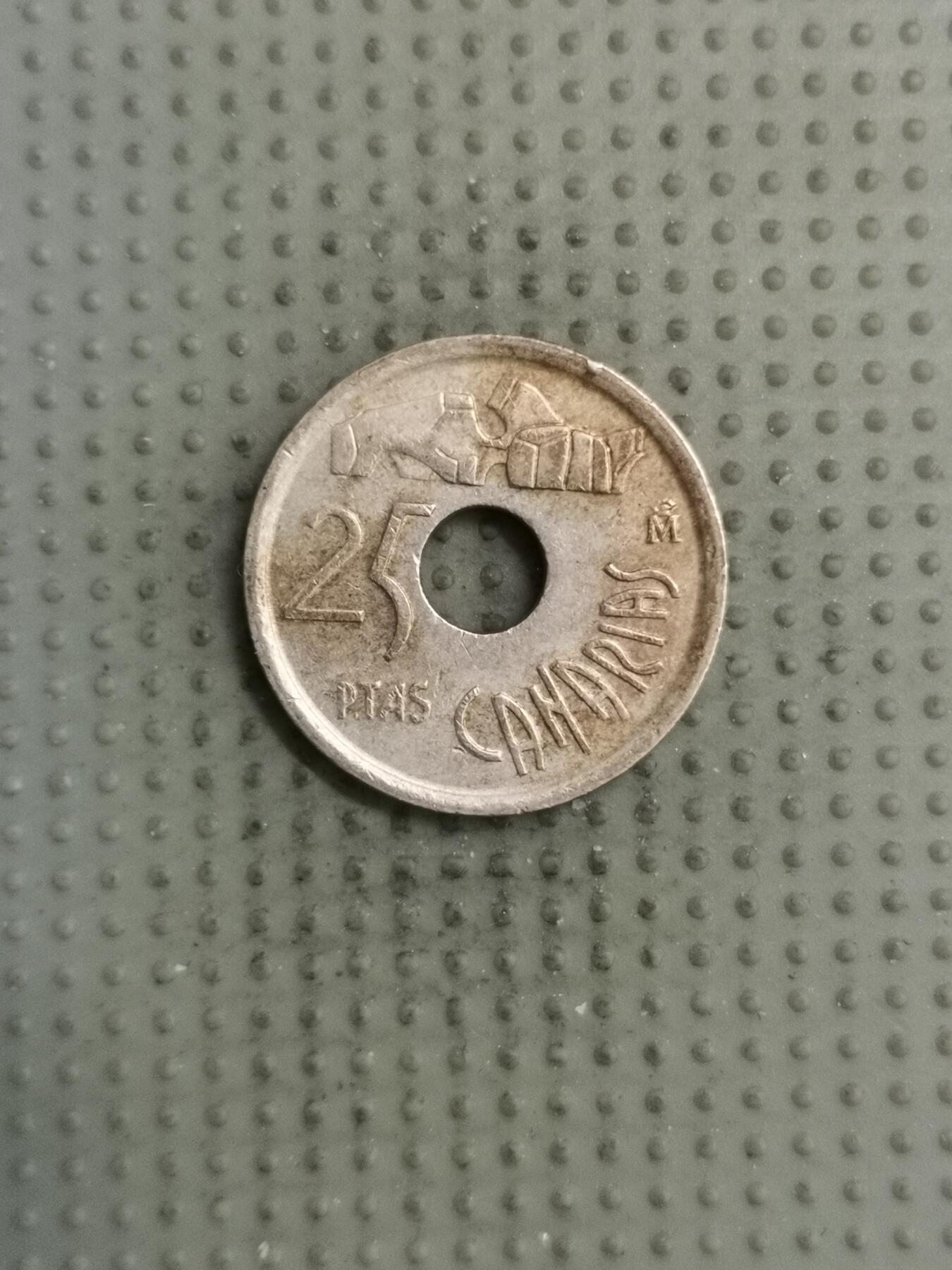 2025年第134场各国散币拍卖（总第134场） 西班牙1994年加那利群岛25比塞塔纪念币