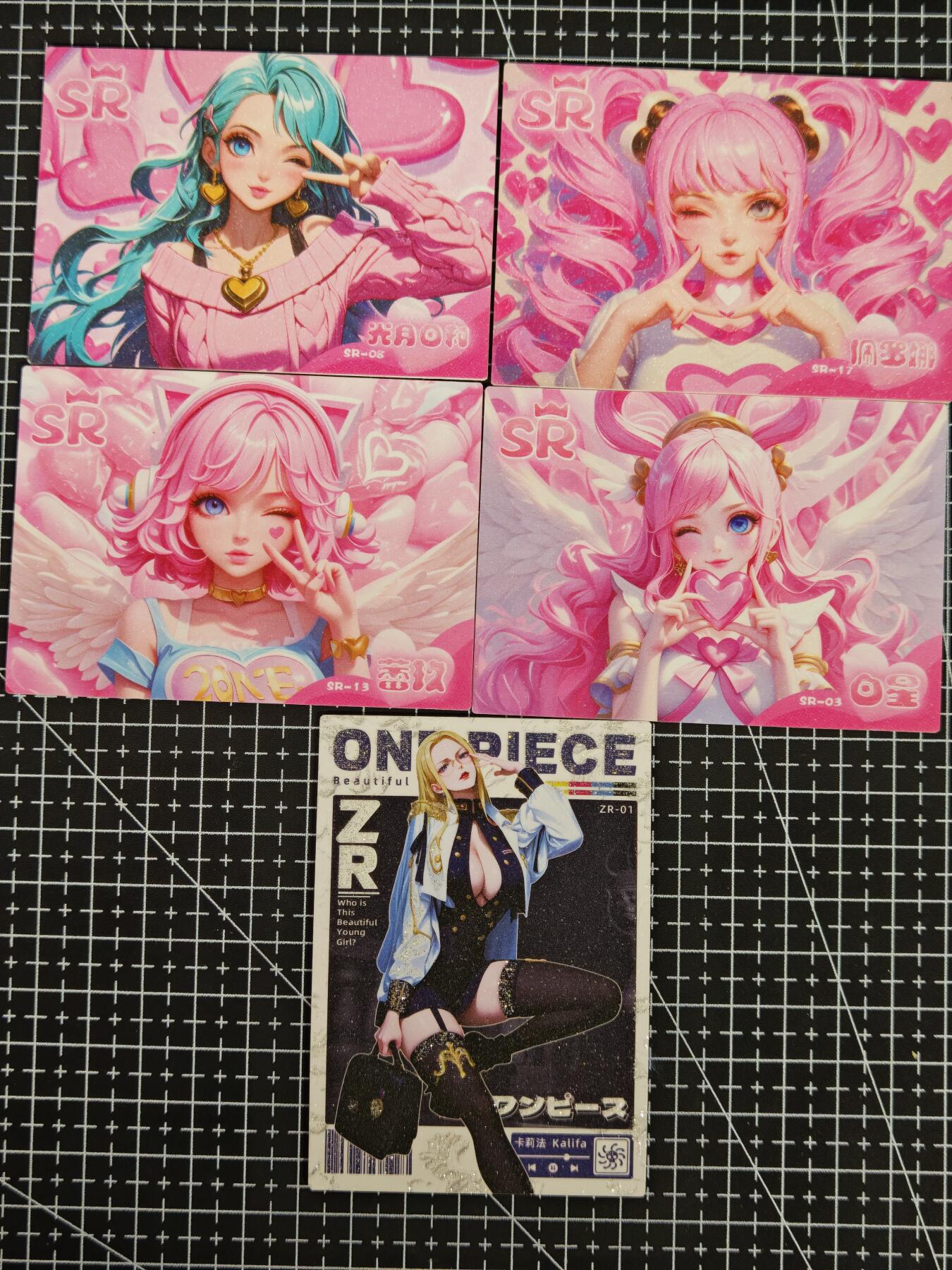 琦卡当当铺≯第24期★★各种小漏~支持寄存★★~【9点40结束】扫码加群抽[包邮券]~周二结束 远航文创-海贼王比心系列-SR4张+ZR1张