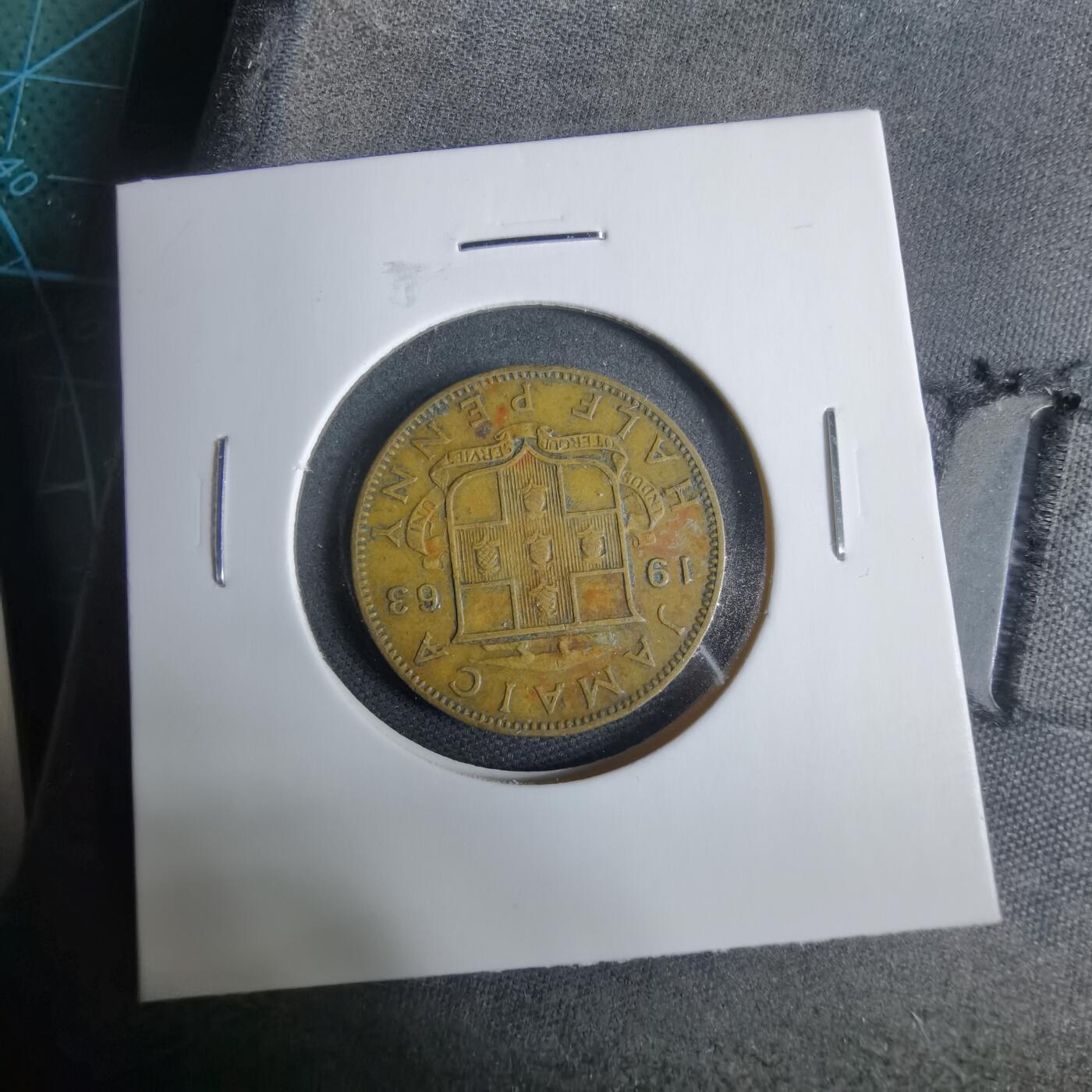 沼泽如烟--第925场 牙买加1963年半便士