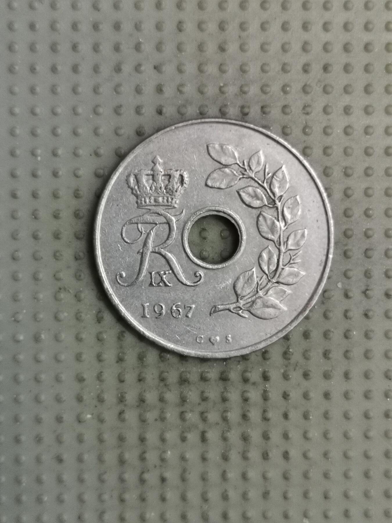 2025年第134场各国散币拍卖（总第134场） 丹麦1967年25欧尔