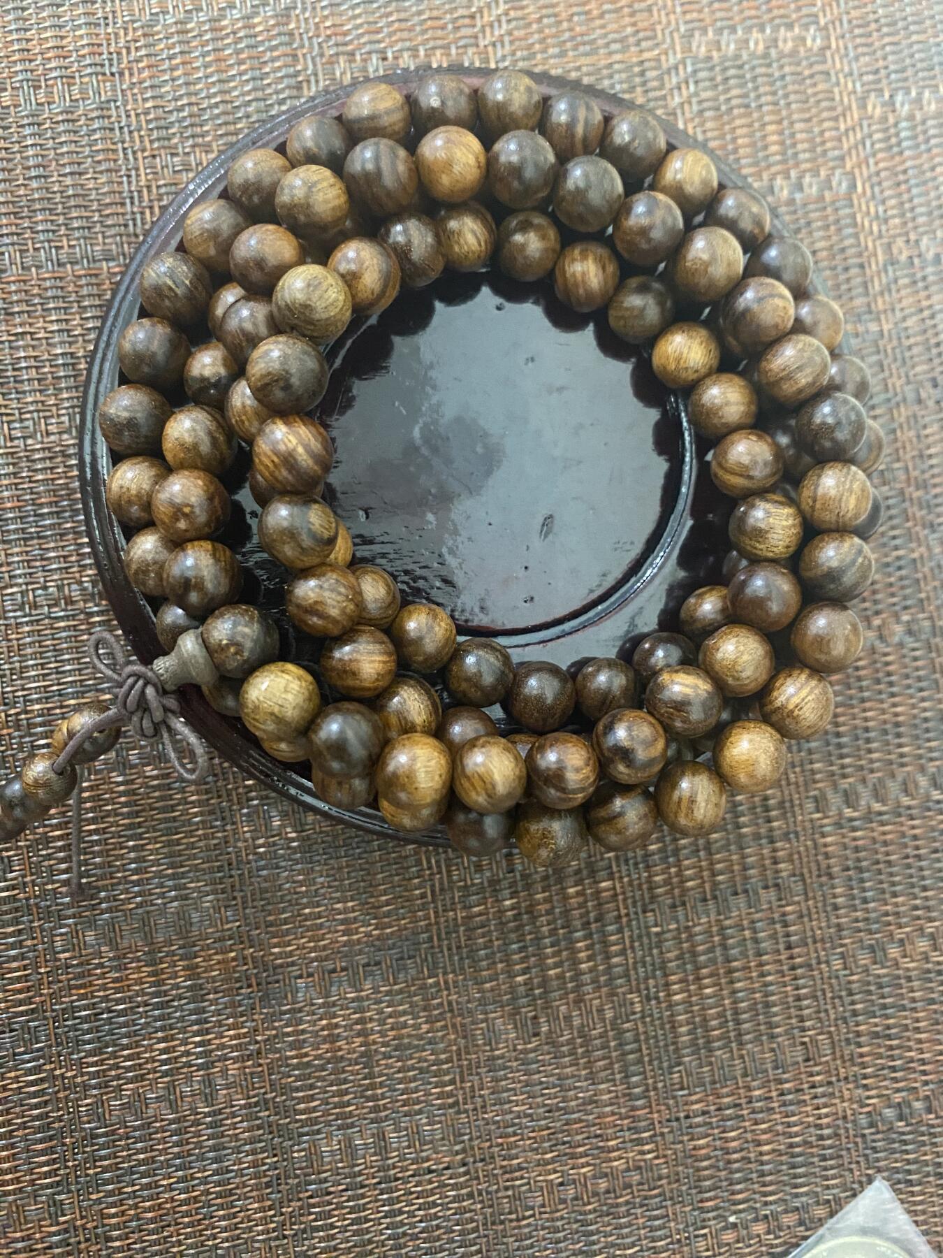 江南站杂件场 檀香木项链