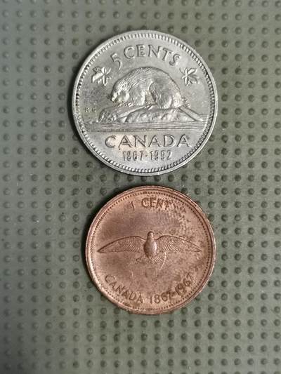 2025年第135场各国散币拍卖（总第135场） - 加拿大纪念币2枚