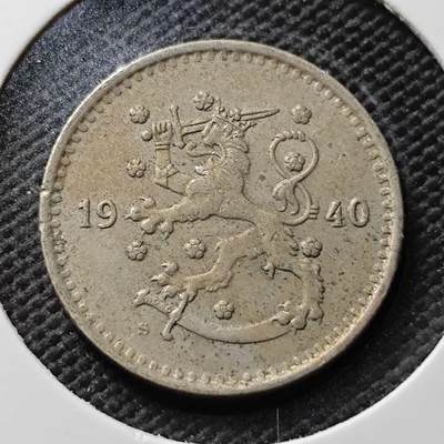 KK钱币收藏小铺 第376期  2月预留时间 周末发货 -  1940芬兰1马克