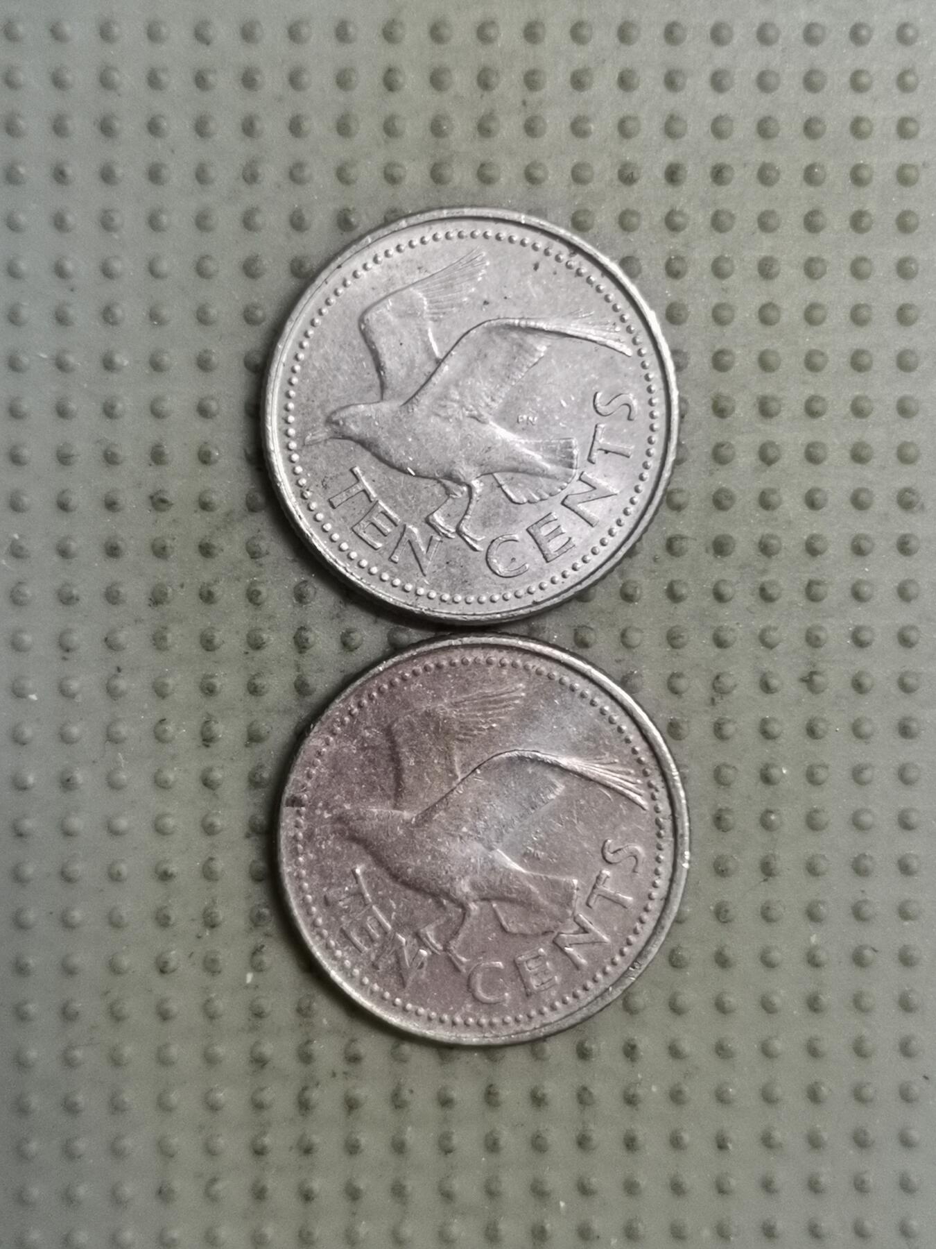 2025年第135场各国散币拍卖（总第135场） 巴巴多斯10分2枚