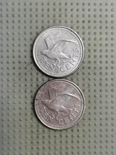 2025年第135场各国散币拍卖（总第135场） - 巴巴多斯10分2枚