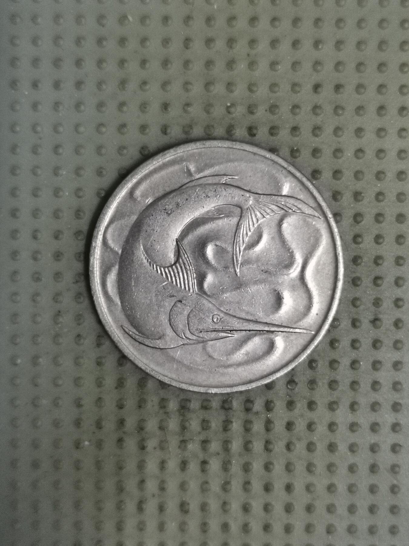 2025年第135场各国散币拍卖（总第135场） 新加坡1969年20分