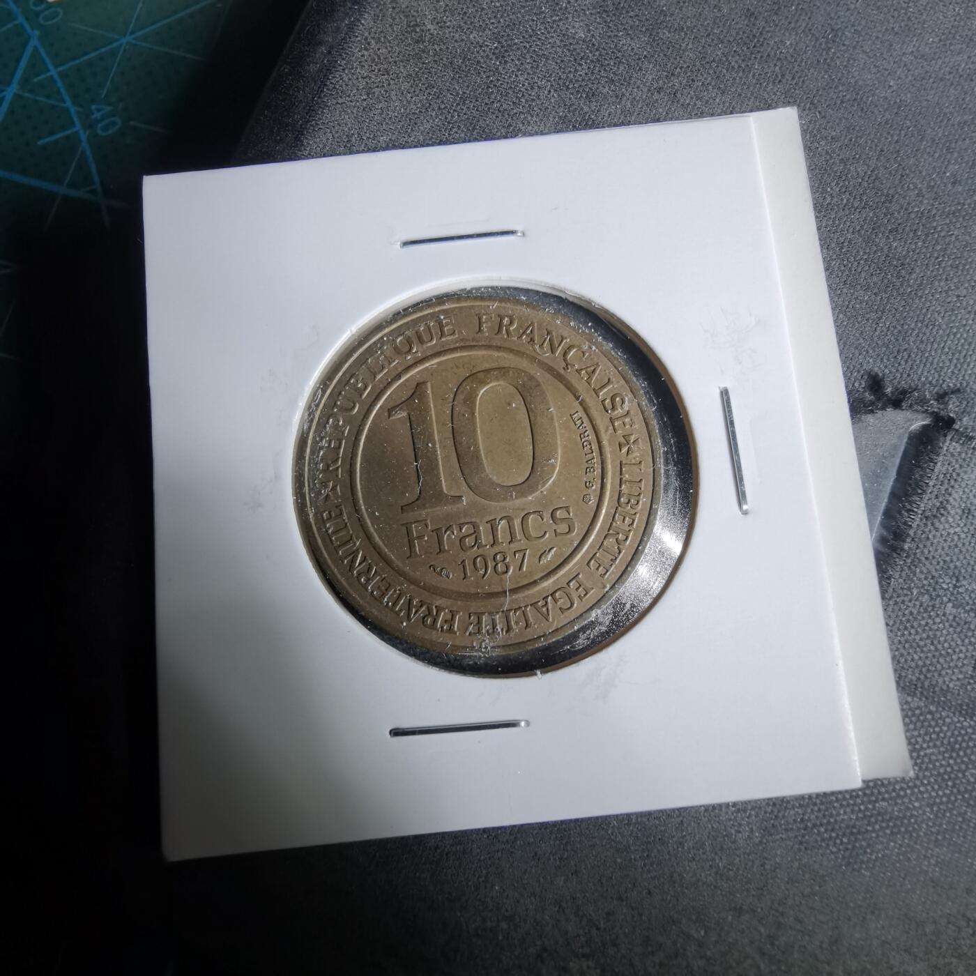 沼泽如烟--第925场 法国1987年10法郎纪念币