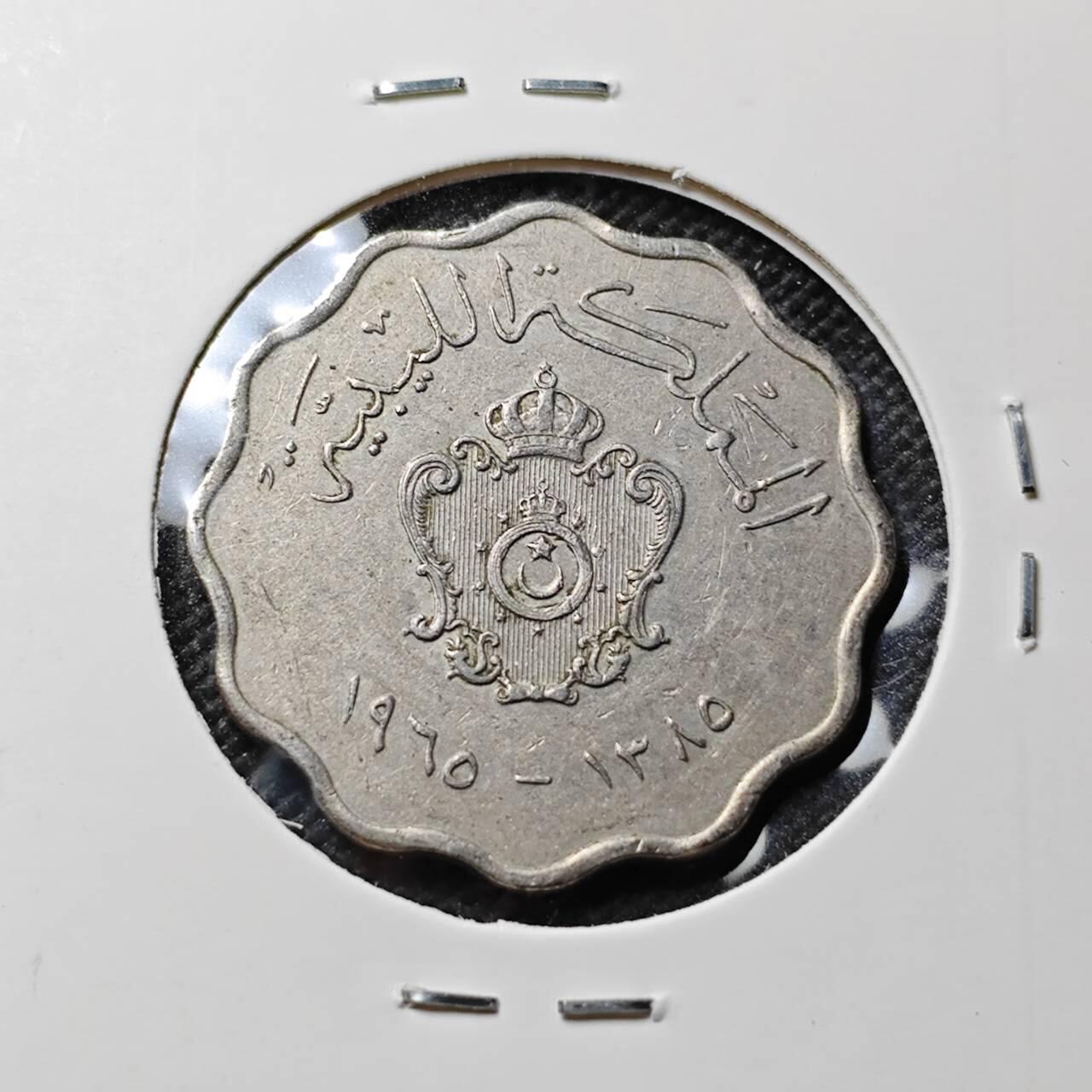 KK钱币收藏小铺 第376期  2月预留时间 周末发货  利比亚50米利姆