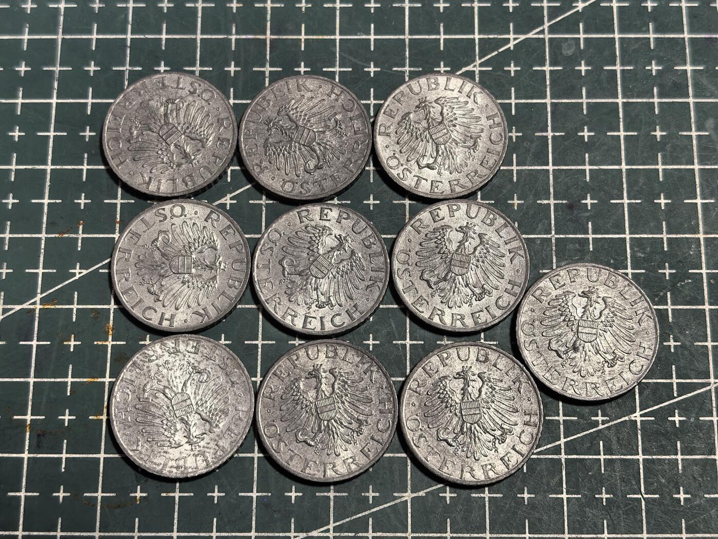 轻松集币无压力 奥地利5格罗申锌币/组