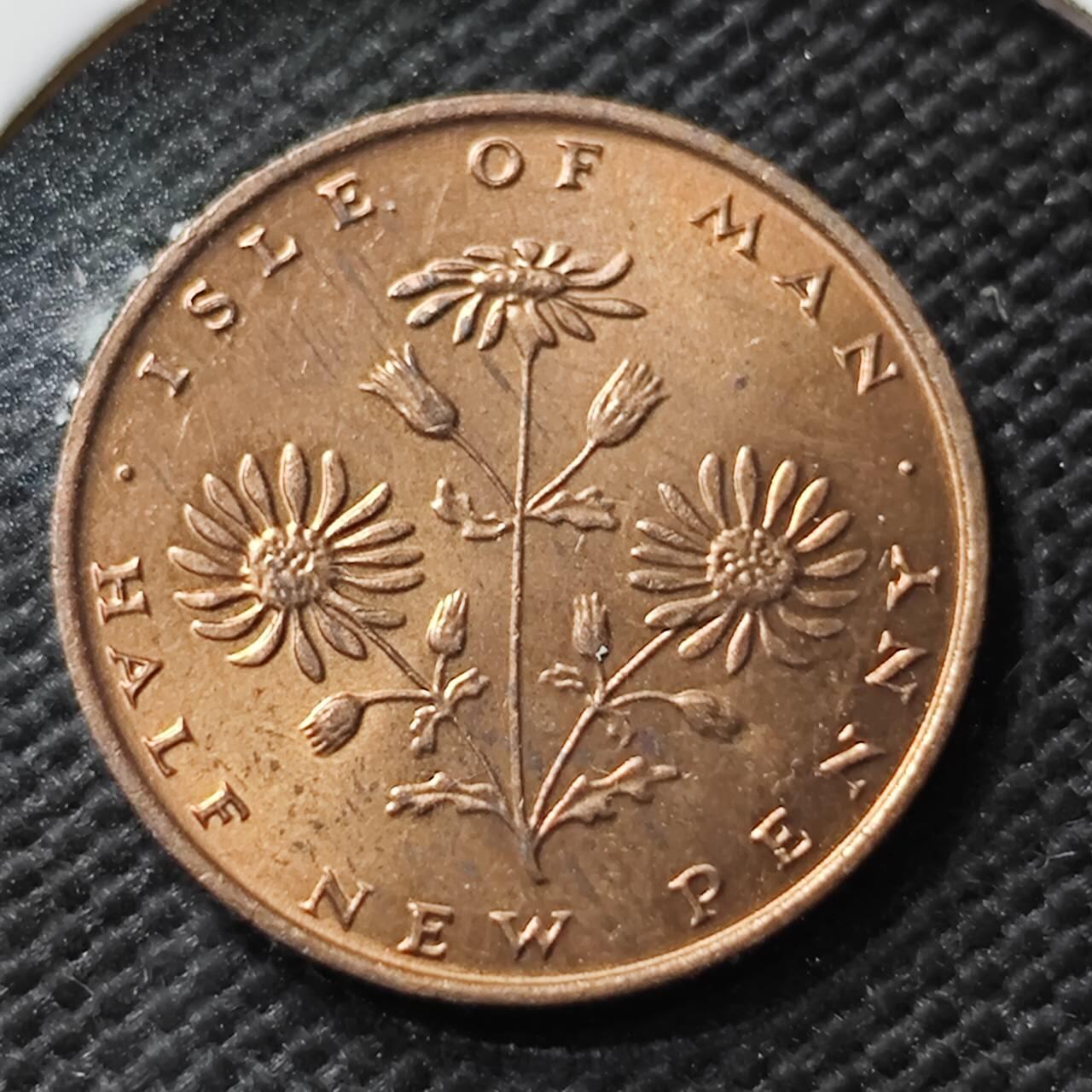 KK钱币收藏小铺 第376期  2月预留时间 周末发货  马恩岛半便士铜币 好品